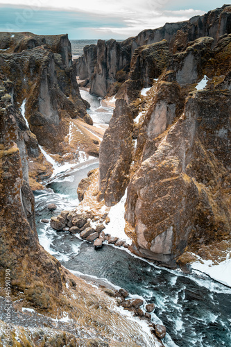 Iceland, Fjadrargljufur canyon 