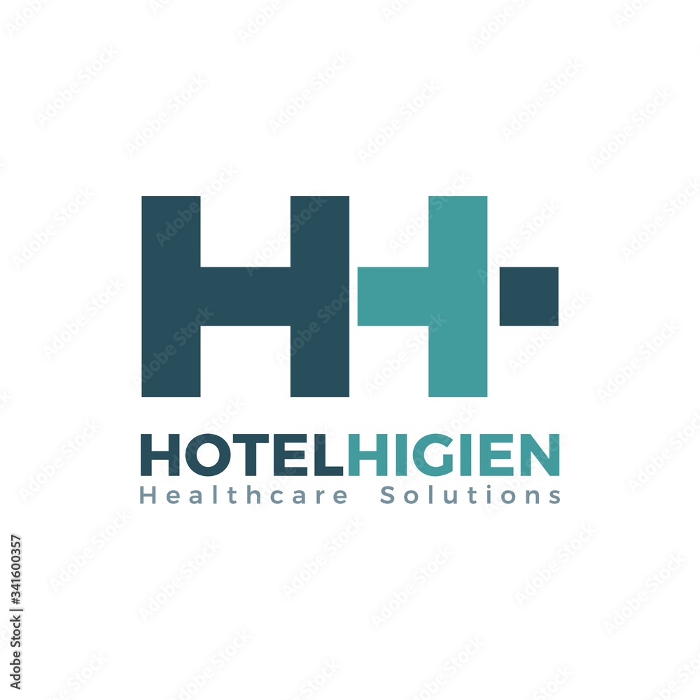 Letter HH Logo for Health Care Business Letter HH Logo for Health Care Business