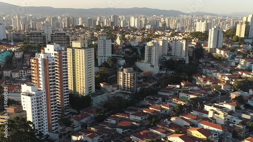 Aerial view to Vila Madalena neighborhood, Sao Paulo, Brazil photo