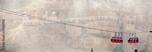 mount of temptation in Jericho city, West Bank