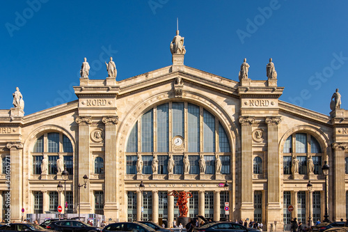 Gare du Nord station in Paris, France photo