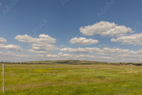 Russian steppe. Orenburg region  Russia.