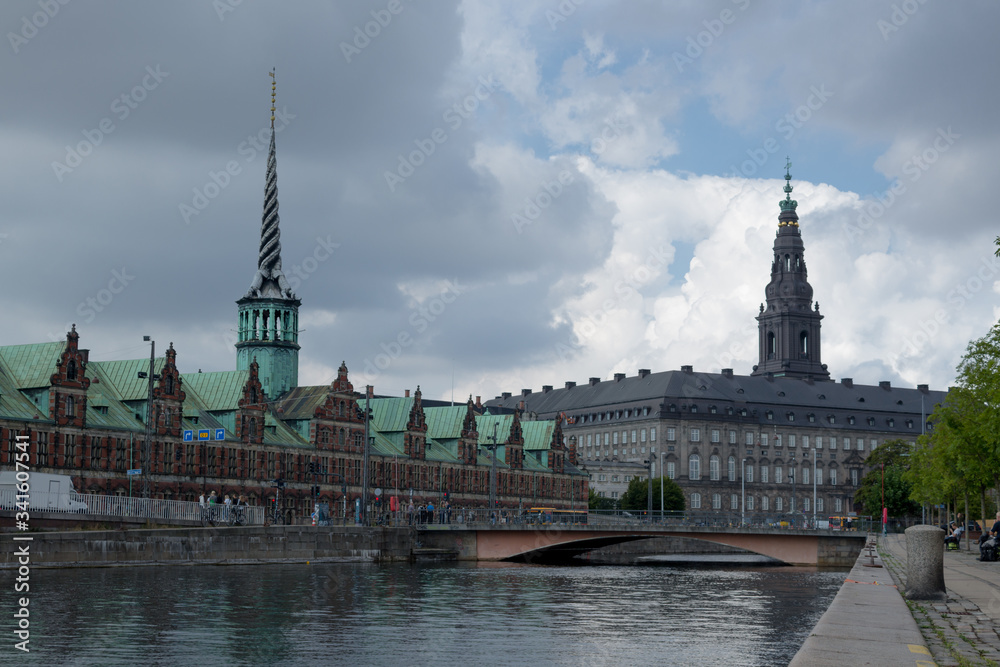 Kopenhagen city view, denmark