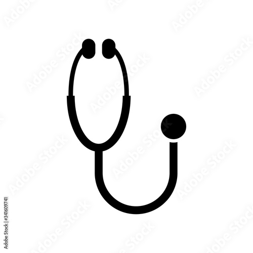 Stethoscope icon vector symbol template