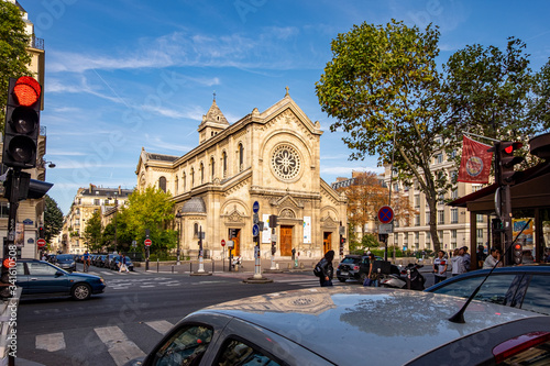 Photography Eglise Notre Dame des Champs in Paris, France