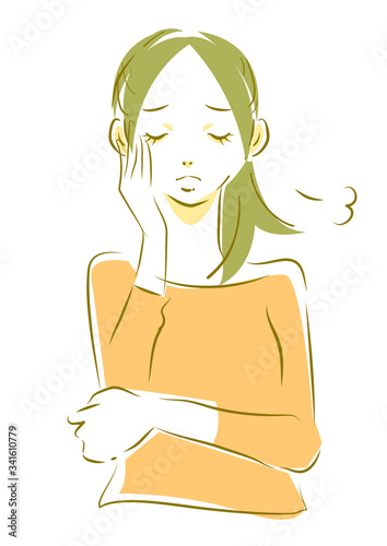 女性　ナチュラル　憂鬱