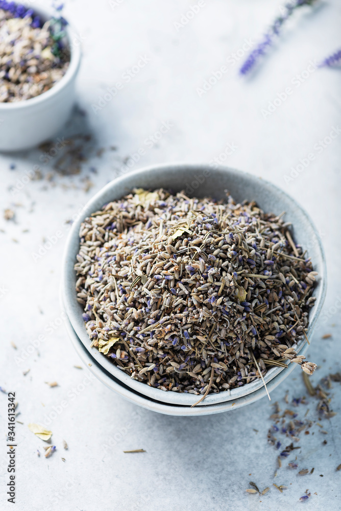 Dried lavender flowers Dried lavender flowers