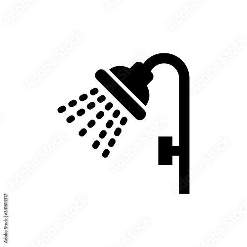 shower icon vector symbol template design trendy photo