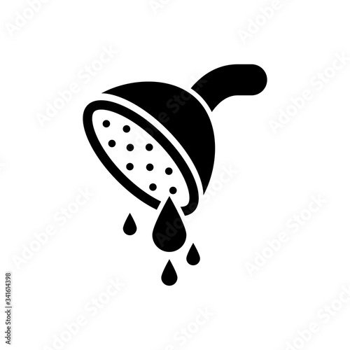 shower icon vector symbol template design trendy