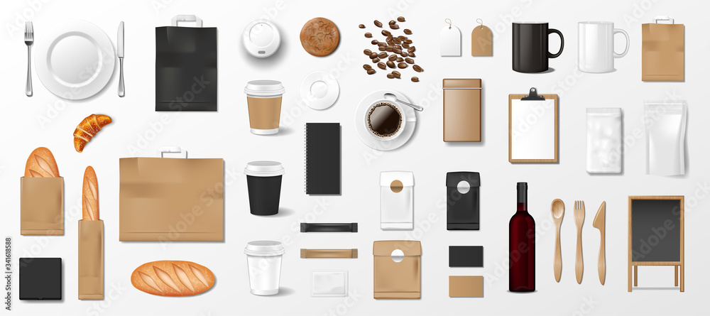 Mockup Set For Bakery Shop Cafe Or Restaurant Brand Identity Template Realistic Bakery Shop Elements Uniform Bread Croissant Menu Apron Coffee Beans Food Package Wine Bottle Vector Stock Vector Adobe Stock Mockup Set For Bakery Shop Cafe Or Restaurant Brand Identity Template Realistic Bakery Shop Elements Uniform Bread Croissant Menu Apron Coffee Beans Food Package Wine Bottle Vector Stock Vector Adobe Stock