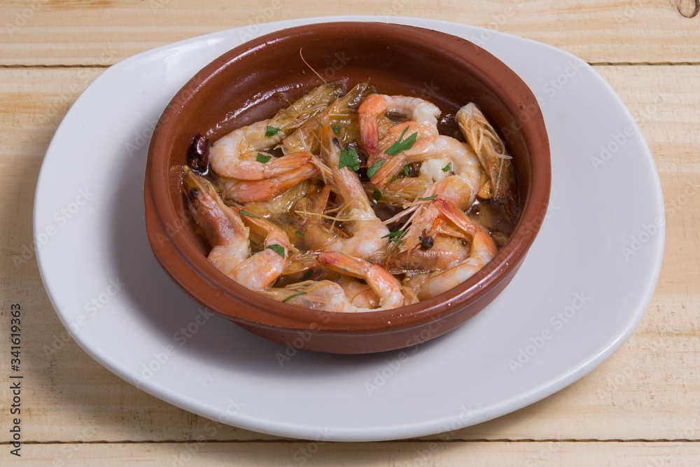 Gambas al ajillo