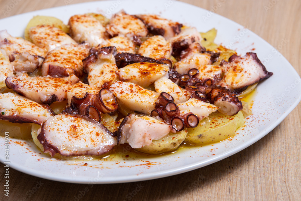 Galician style octopus Galician style octopus