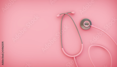 pink stethoscope