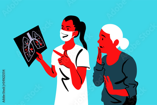 Diagnosis, danger, covid19, infection, xray, 2019ncov, coronavirus concept.