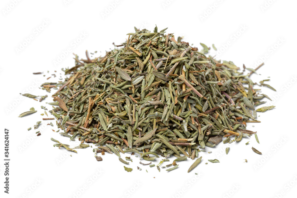 Heap of dried Thyme close up Heap of dried Thyme close up