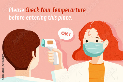 COVID-19 Check body temperature