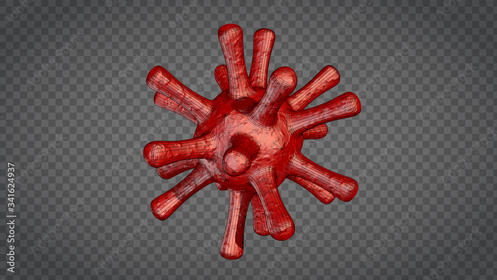 Covid-19 Coronavirus Isolate with clipping path Covid-19 Coronavirus Isolate with clipping path