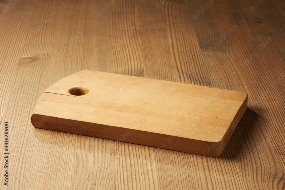 wood cutting board on table wood cutting board on table