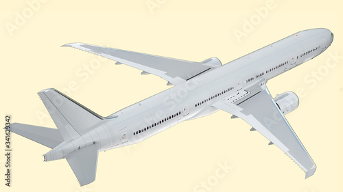 Boeing-777 Triple Seven Illustration (ID: 341629342)