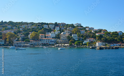 Burgazada, one of the Princes' Islands, also called Adalar, in the Sea of Marmara off the coast of Istanbul 