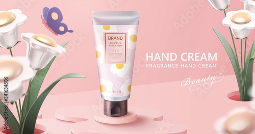 Banner for natural cosmetics