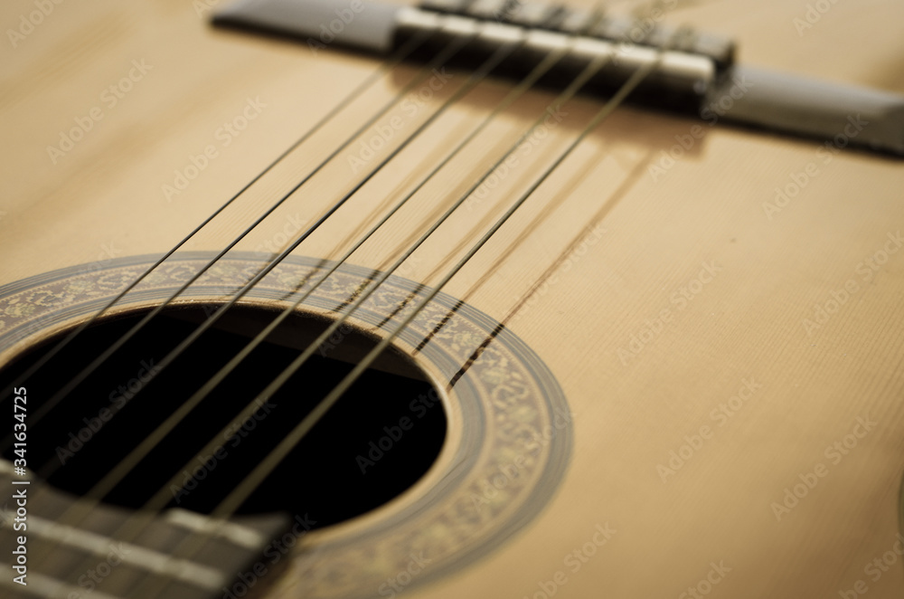 Fototapeta premium close up of guitar
