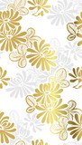 chrysanthemum sketch vector japanese chinese design seamless pattern