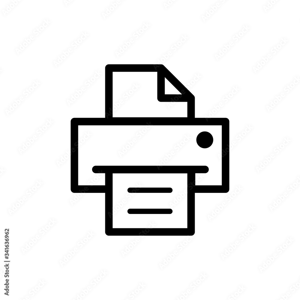 printer icon vector symbol template design trendy printer icon vector symbol template design trendy