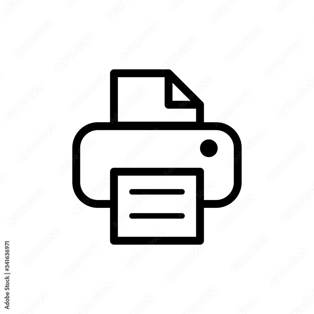printer icon vector symbol template design trendy printer icon vector symbol template design trendy