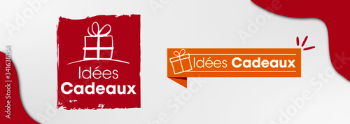 Idées cadeaux - logo - sticker - label