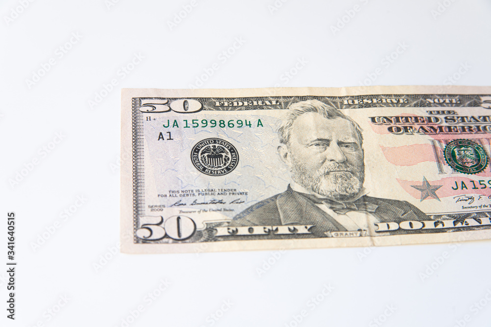 Dollar sign. American money on a white background Dollar sign. American money on a white background