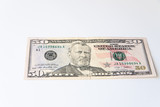 Dollar sign. American money on a white background