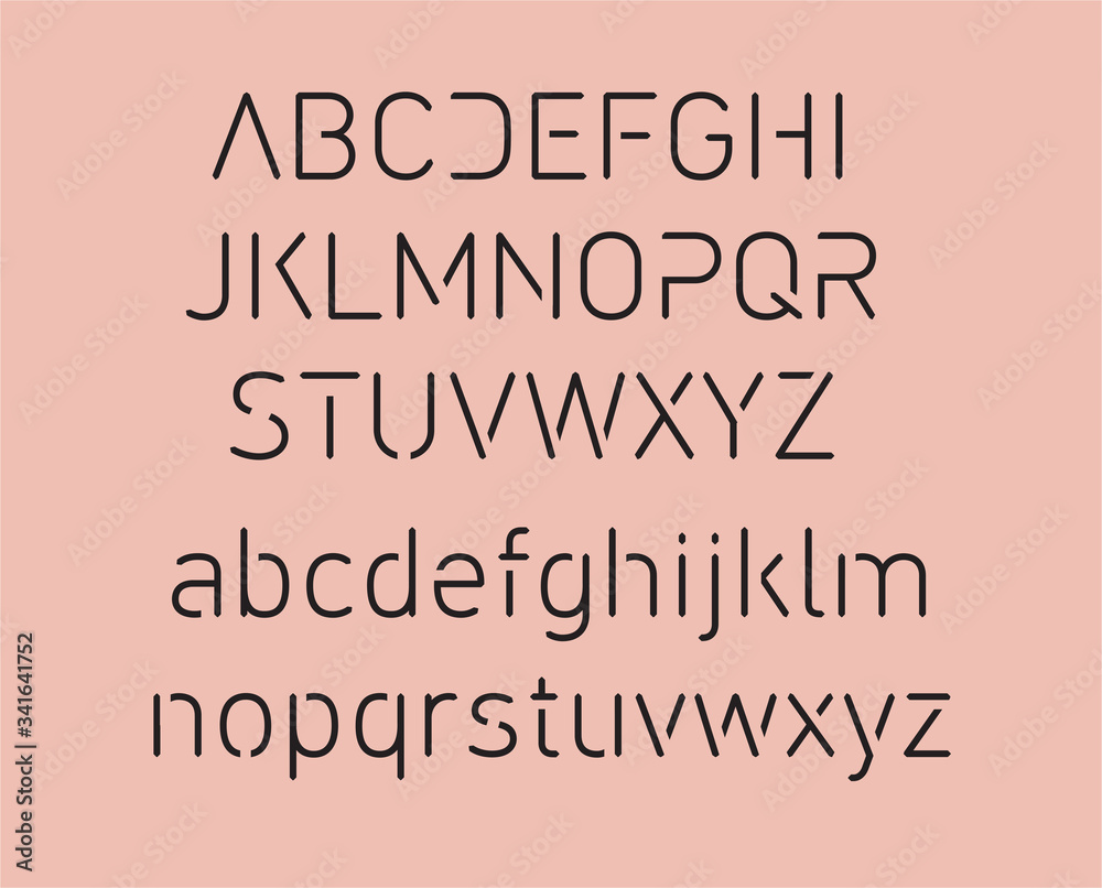 Thin font. Futuristic font. Cosmic Font. Vector alphabet set. Elegant light font. Minimal. Latin alphabet letters - stock vector
Thin font. Futuristic font. Cosmic Font. Vector alphabet set. Elegant light font. Minimal. Latin alphabet letters - stock vector