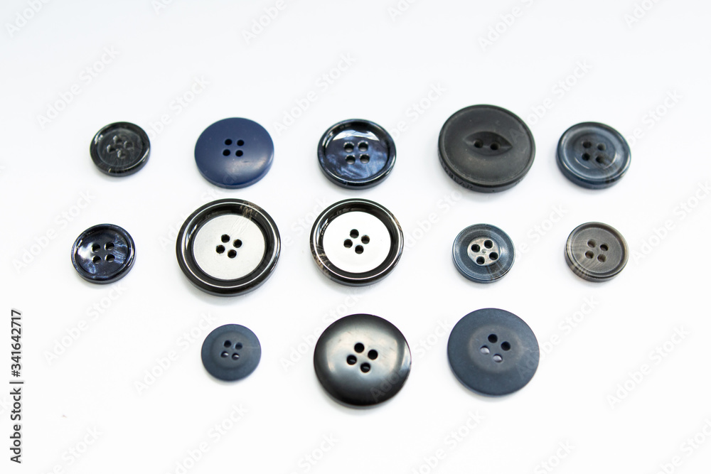 black buttons on a white background black buttons on a white background