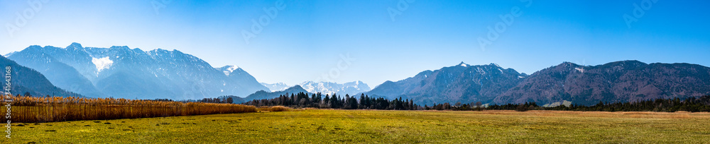 landscape near murnau am staffelsee