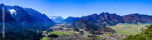 view from heldenkreuz near eschenlohe photo