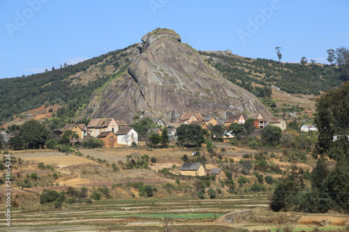 Madagascar field and Capital Antananarivo