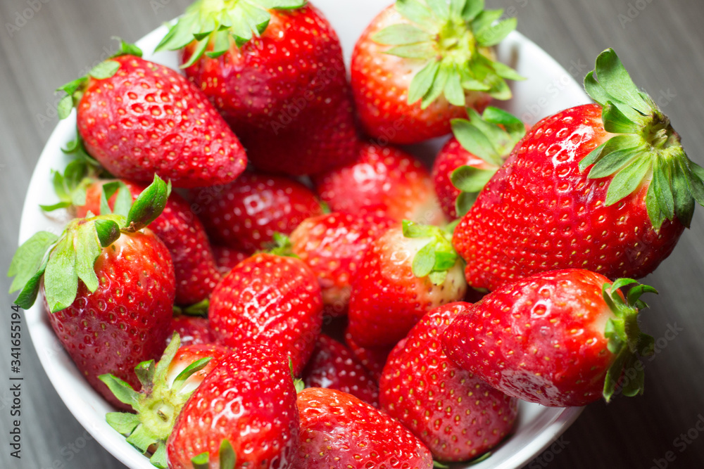 Photo session of fresh organic strawberries. Photo session of fresh organic strawberries.