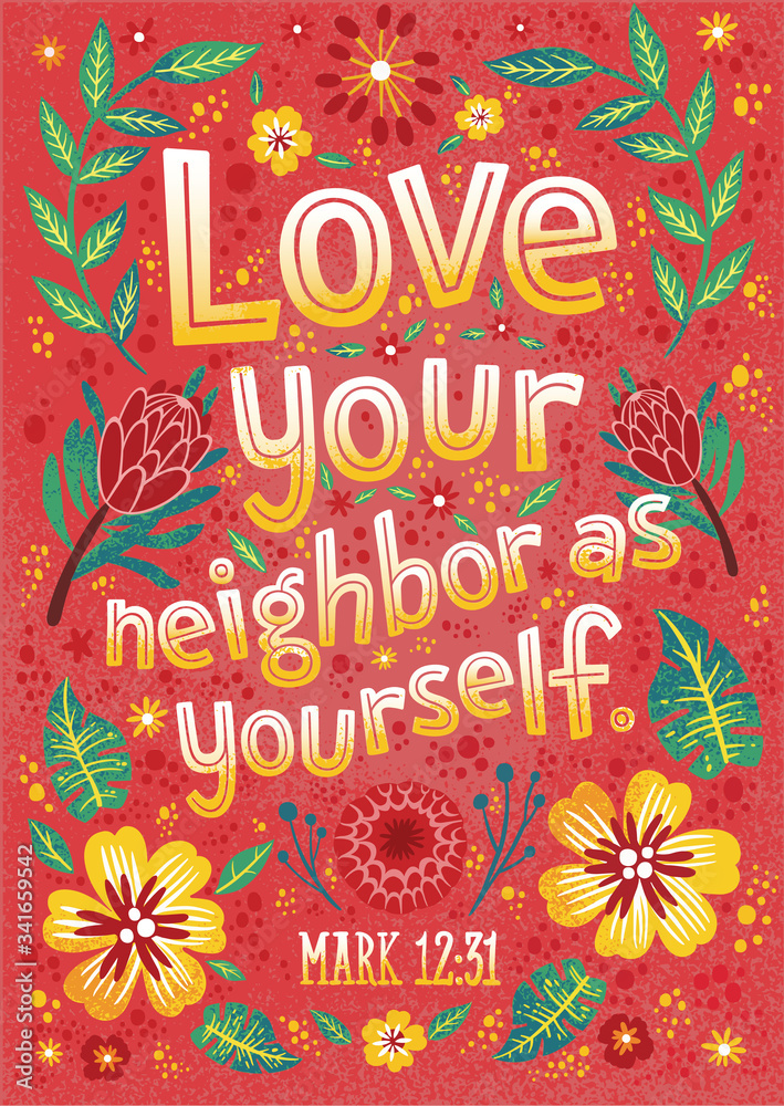 christian-religious-typography-poster-bible-verse-love-your-neighbor