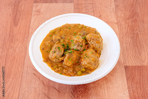 Meatballs in sauce image