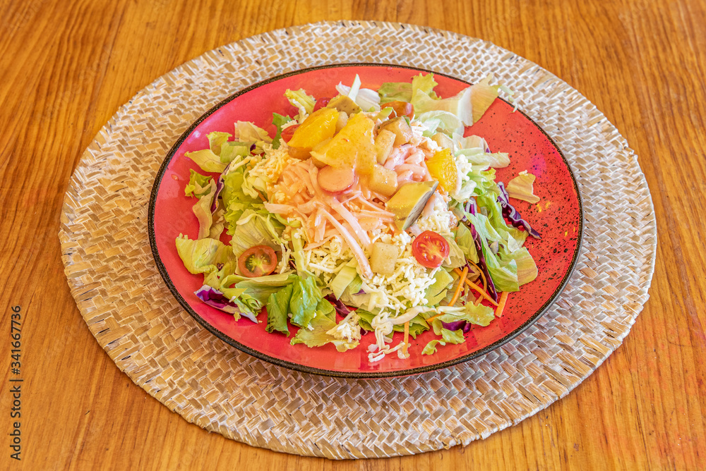 Image of salad with fresh ingredients Image of salad with fresh ingredients