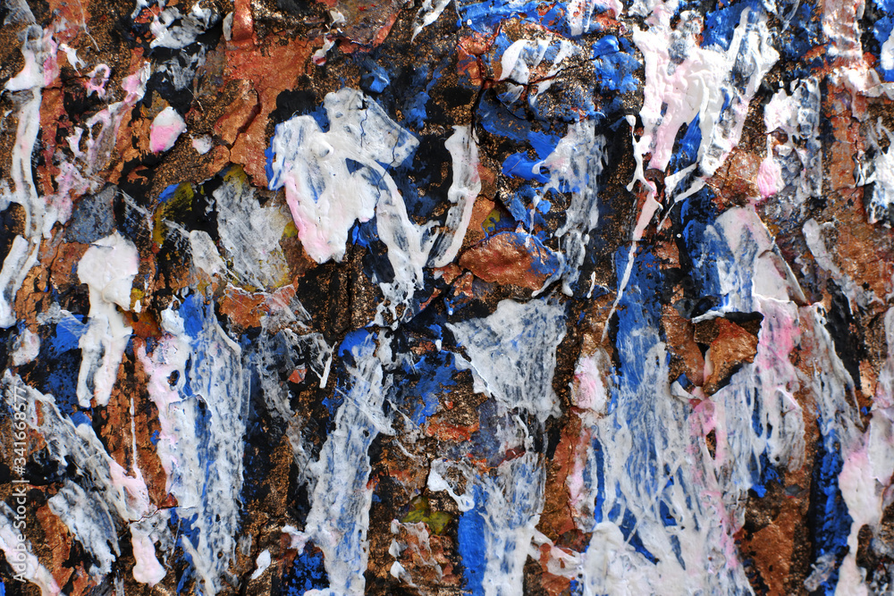 Whimsical mixes of layers of thick paint. A sketch in the style of abstract expressionism.
Whimsical mixes of layers of thick paint. A sketch in the style of abstract expressionism.