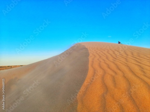 sand dune in desert of Algeria