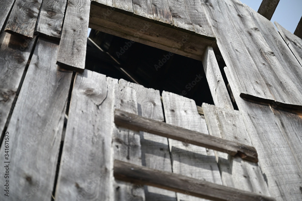 Old barn window