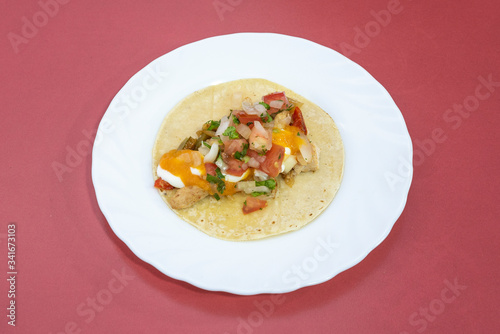 Traditional Mexican tacos