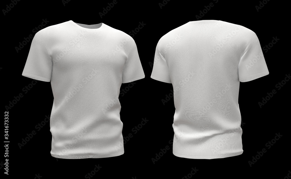 Illustrazione Stock T-Shirt Mockup 3D Rendering Design | Adobe Stock