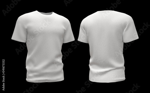 T-Shirt  Mockup 3D Rendering Design