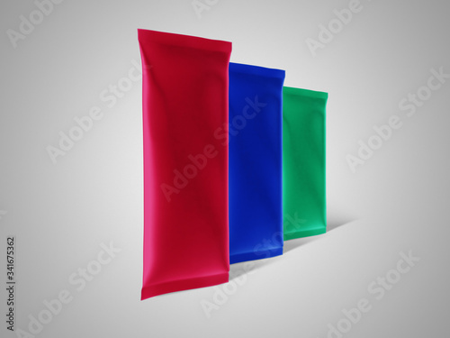 Plastic Bag 3D Rendering Mockup Design