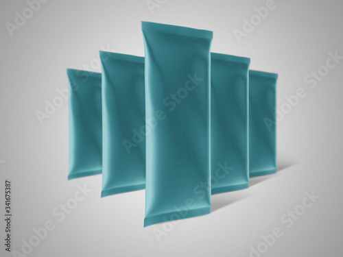Plastic Bag 3D Rendering Mockup Design