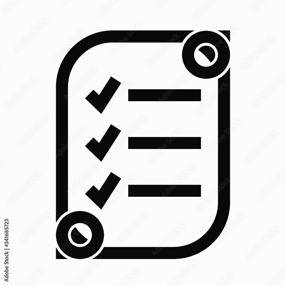 Checklist icon. One of set web icons. Icon clipboard checklist or document with checkmark with text in flat style..
D Checklist icon. One of set web icons. Icon clipboard checklist or document with checkmark with text in flat style..
D
